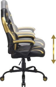 Krzesło biurowe Subsonic Subsonic Junior Hogwarts Fotel dla gracza Wyściełane siedzisko tapicerowane Czarny, Żółty 10