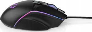Mysz Nedis GMWD510BK myszka Prawa strona USB Typu-A Optyczny 7200 DPI 3