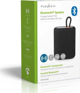 Głośnik Nedis Nedis SPBT2005BK głośnik przenośny / imprezowy Głośnik mono przenośny Czarny 5 W 9