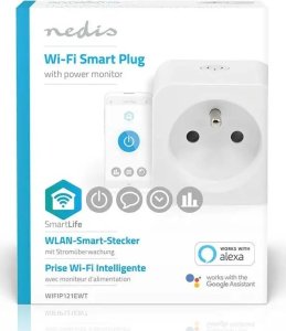 Smartfon Nedis Nedis WIFIP121EWT inteligentny korek 3680 W Dom, Biuro Biały 9