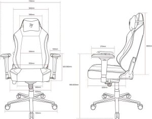 Krzesło biurowe Arozzi Arozzi PRIMO-PREM-BWN krzesło obrotowe Obite siedzisko Obite oparcie 3