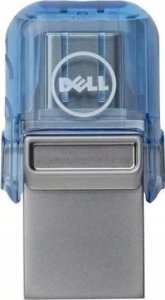 Pendrive Dell DELL AC429144 pamięć USB 256 GB USB Type-A / USB Type-C 3.2 Gen 1 (3.1 Gen 1) Niebieski, Stal nierdzewna 1