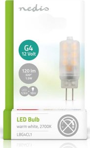 Nedis Nedis LBG4CL1 lampa LED Ciepłe białe 2700 K 1,5 W G4 G 2