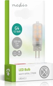 Nedis Nedis LBG4CL1 lampa LED Ciepłe białe 2700 K 1,5 W G4 G 4