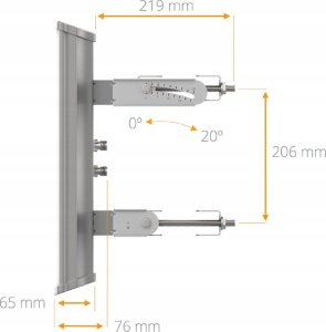 Router Mimosa Mimosa N5-45X2 | Antena sektorowa | 19dBi, 45st, 4,9-6,4 GHz, 2x N-female 3