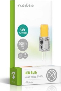 Nedis Nedis LBG4CL2 lampa LED Ciepłe białe 3000 K 2 W G4 F 4