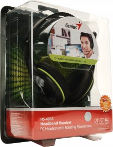 Słuchawki Genius Genius Computer Technology HS-400A Zestaw słuchawkowy Przewodowa Opaska na głowę Połączenia/muzyka 2