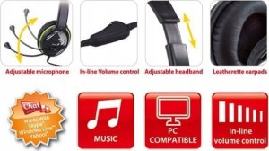 Słuchawki Genius Genius Computer Technology HS-400A Zestaw słuchawkowy Przewodowa Opaska na głowę Połączenia/muzyka 9