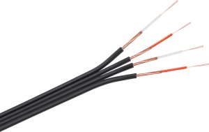 Kabel Nedis Nedis CAGL20400BK10 kabel audio 1 m DIN (5-pin) 4 x RCA Czarny 3