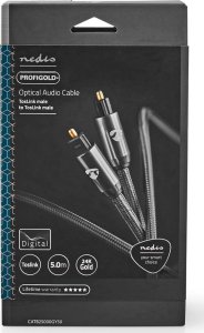 Kabel Nedis Toslink - Toslink 5m szary (CATB25000GY50) 6