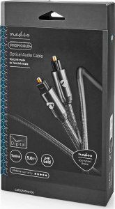 Kabel Nedis Toslink - Toslink 5m szary (CATB25000GY50) 7