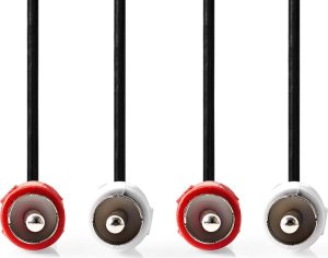 Kabel Nedis Nedis CAGL24200BK15 kabel audio 1,5 m 2 x RCA Czarny 2