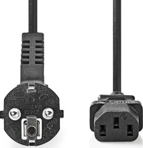 Kabel zasilający Nedis Nedis CEGL10000BK30 kabel zasilające Czarny 3 m CEE7/7 C13 panel 2