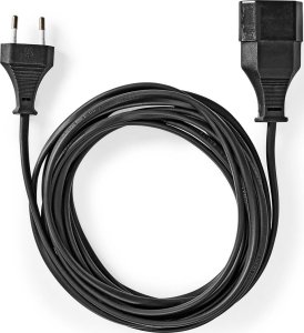 Kabel zasilający Nedis Nedis CEGL11085BK20 kabel zasilające Czarny 2 m CEE7/16 4