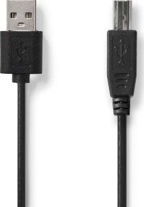 Kabel USB Nedis USB-A - USB-B 3 m Czarny (CCGL60101BK30) 1