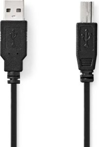 Kabel USB Nedis USB-A - USB-B 5 m Czarny (CCGL60100BK50) 1