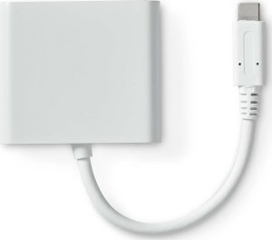 HUB USB Nedis Nedis CCGB64770WT01 stacja dokująca Przewodowa USB Type-C Biały 3