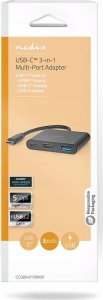 HUB USB Nedis Nedis CCGB64770BK01 stacja dokująca Przewodowa USB 3.2 Gen 1 (3.1 Gen 1) Type-C Czarny 7