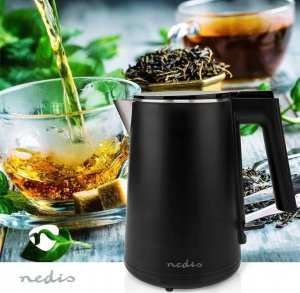 Czajnik Nedis Nedis KAWK360EBK czajnik elektryczny 1 l 1500 W Czarny 5
