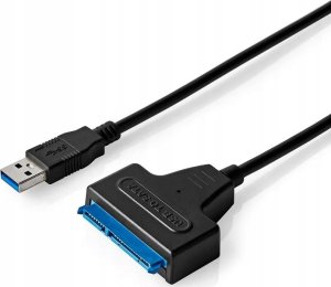 Adapter USB Nedis Nedis CCGB75100BK05 zmieniacz płci / kabli USB-A SATA 22-Pin Czarny 5