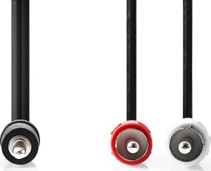 Kabel Nedis Nedis CAGL22200BK100 kabel audio 10 m 3.5mm 2 x RCA Czarny 4