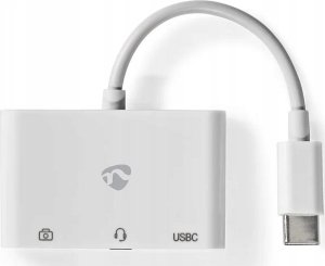 HUB USB Nedis Nedis CCGB64790WT01 stacja dokująca Przewodowa USB 2.0 Type-C Biały 5