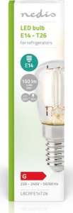 Nedis Nedis LBCRFE14T26 lampa LED Biały 2700 K 2 W E14 G 5
