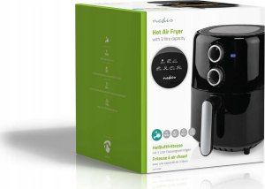 Frytkownica beztłuszczowa Nedis Nedis KAAF130BK frytkownica Pojedyńczy 3 l Autonomiczny 1500 W Frytkownica na gorące powietrze Czarny 11