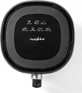 Frytkownica beztłuszczowa Nedis Nedis KAAF130BK frytkownica Pojedyńczy 3 l Autonomiczny 1500 W Frytkownica na gorące powietrze Czarny 3