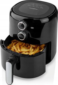 Frytkownica beztłuszczowa Nedis Nedis KAAF130BK frytkownica Pojedyńczy 3 l Autonomiczny 1500 W Frytkownica na gorące powietrze Czarny 5