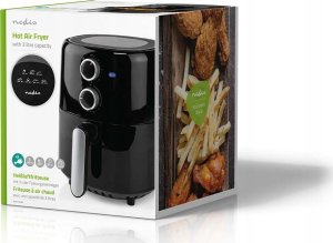 Frytkownica beztłuszczowa Nedis Nedis KAAF130BK frytkownica Pojedyńczy 3 l Autonomiczny 1500 W Frytkownica na gorące powietrze Czarny 10