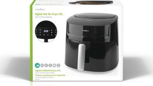 Frytkownica beztłuszczowa Nedis Nedis KAAF170BK frytkownica Pojedyńczy 7,2 l Autonomiczny 1800 W Frytkownica na gorące powietrze Czarny 6