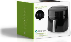 Frytkownica beztłuszczowa Nedis Nedis KAAF170BK frytkownica Pojedyńczy 7,2 l Autonomiczny 1800 W Frytkownica na gorące powietrze Czarny 8