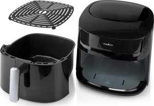 Frytkownica beztłuszczowa Nedis Nedis KAAF170BK frytkownica Pojedyńczy 7,2 l Autonomiczny 1800 W Frytkownica na gorące powietrze Czarny 9