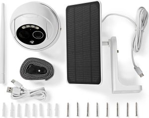 Nedis Nedis WIFICBO50WT kamera przemysłowa Douszne Kamera bezpieczeństwa IP Zewnętrzna 1920 x 1080 px Sufit 14