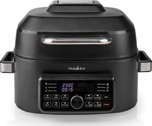 Frytkownica beztłuszczowa Nedis Nedis KAAFG600BK frytkownica Pojedyńczy 6 l Autonomiczny 1660 W Frytkownica na gorące powietrze Czarny 2