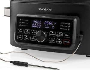 Frytkownica beztłuszczowa Nedis Nedis KAAFG600BK frytkownica Pojedyńczy 6 l Autonomiczny 1660 W Frytkownica na gorące powietrze Czarny 4