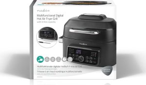 Frytkownica beztłuszczowa Nedis Nedis KAAFG600BK frytkownica Pojedyńczy 6 l Autonomiczny 1660 W Frytkownica na gorące powietrze Czarny 7