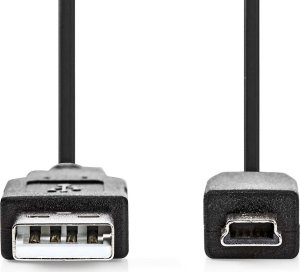 Kabel USB Nedis USB-A - miniUSB 2 m Czarny (CCGL60300BK20) 2