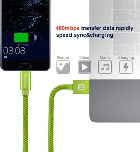 Kabel USB Swissten USB-A - USB-C 0.2 m Czerwony (71521106) 12