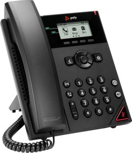 Telefon Poly POLY 2-liniowy telefon IP VVX 150 z obsługą zasilania PoE 3