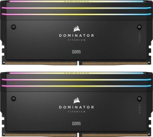 Pamięć Corsair Dominator Titanium RGB, DDR5, 96 GB, 6400MHz, CL32 (CMP96GX5M2B6400C32) 1