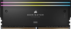 Pamięć Corsair Dominator Titanium RGB, DDR5, 96 GB, 6400MHz, CL32 (CMP96GX5M2B6400C32) 6