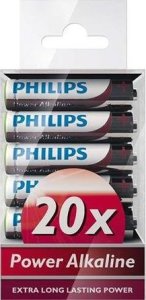 Philips BATERIA PHILIPS AAA LR03 20SZT BATERIE POWER ALKALINE LR03P20T/10> 3