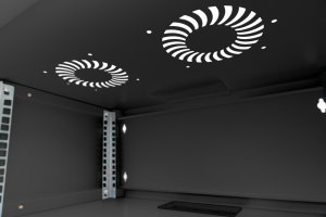 Digitus Digitus DN-38011 stojak 4U Szafa wisząca Czarny 9