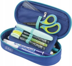 Piórnik Herlitz Herlitz Etui Dip Dye Miękki piórnik Poliester Niebieski, Turkusowy 5