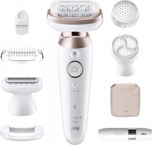 Braun Braun Silk-épil 9 Flex 9-360 3D 40 pęset(y) Różowy, Biały 2