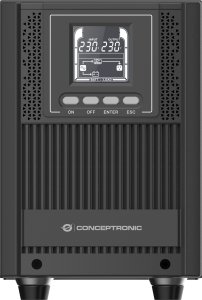 UPS Conceptronic Conceptronic ZEUS52E2K zasilacz UPS Podwójnej konwersji (online) 2 kVA 1800 W 6 x gniazdo sieciowe 2