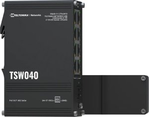 Switch Teltonika Teltonika NETWORKS TSW040 8-Port PoE+ Switch Nie zarządzany Fast Ethernet (10/100) Obsługa PoE Czarny 6