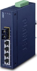 Switch Planet PLANET ISW-511TS15 łącza sieciowe Nie zarządzany L2 Fast Ethernet (10/100) Niebieski 1